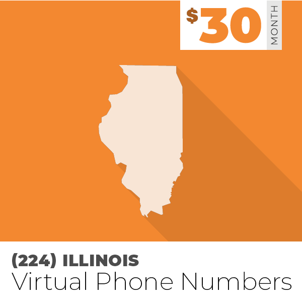  224 Area Code Phone Numbers For Business 30 Month