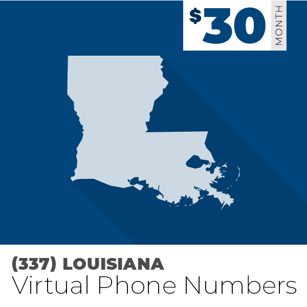  337 Area Code Phone Numbers For Business 30 Month