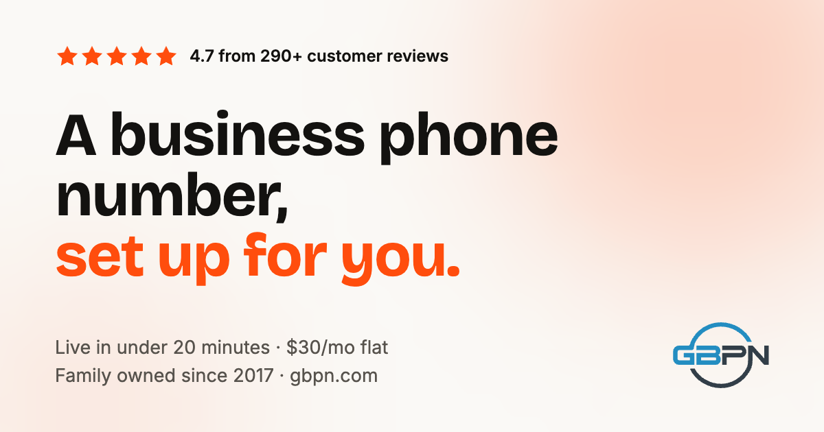 GBPN business phone number review 2026